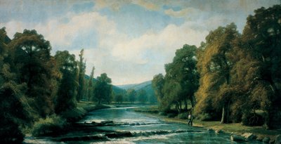 Mountain Landscape by Agustín de Riancho